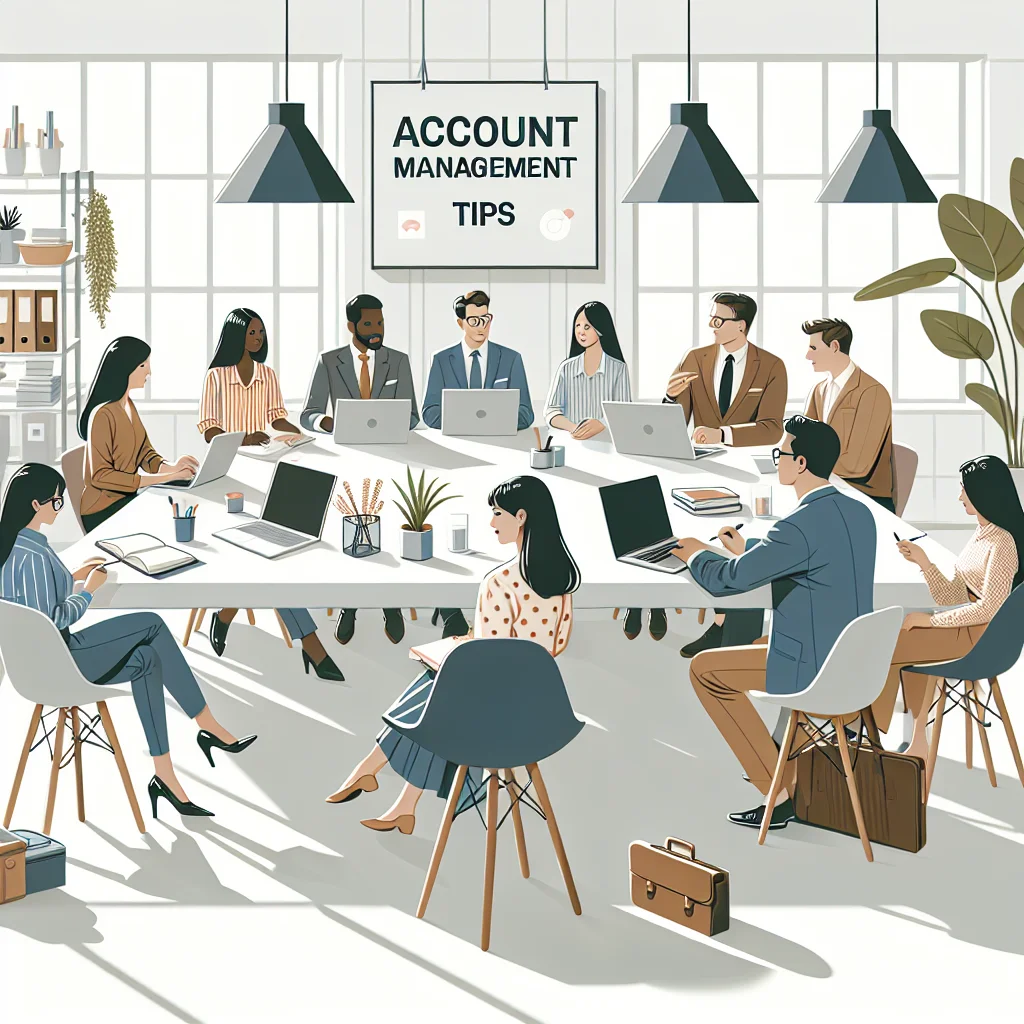 Image representing account management tips