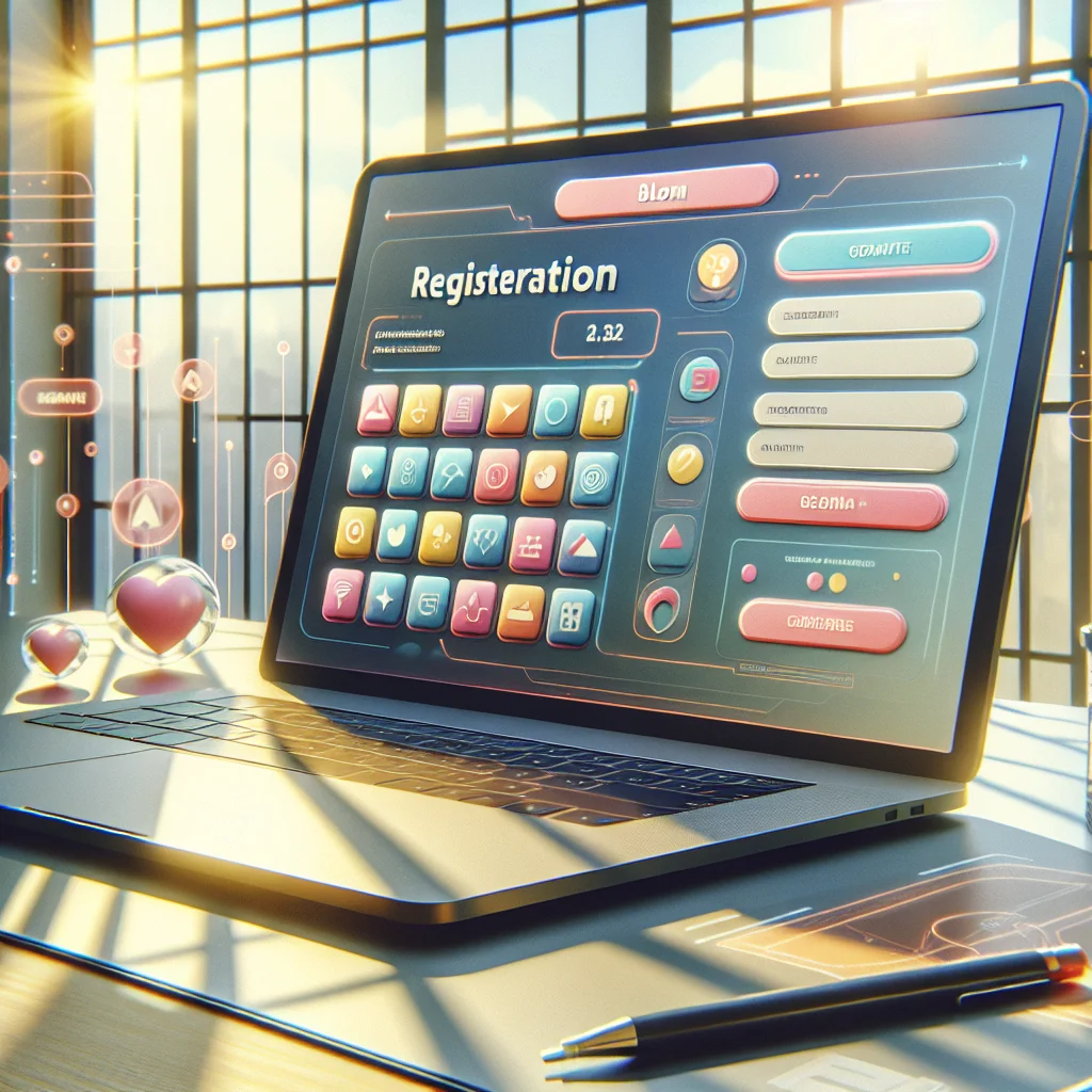 Image showing registration steps for V3 games